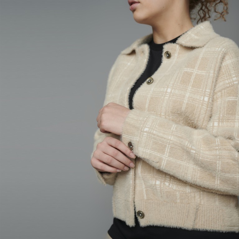 Jacke Bubbly mit Karomuster Größe L Checked Tannin, Farbe: cognac, Marke: Rino & Pelle, EAN: 8720529018837, Bild 3 von 4