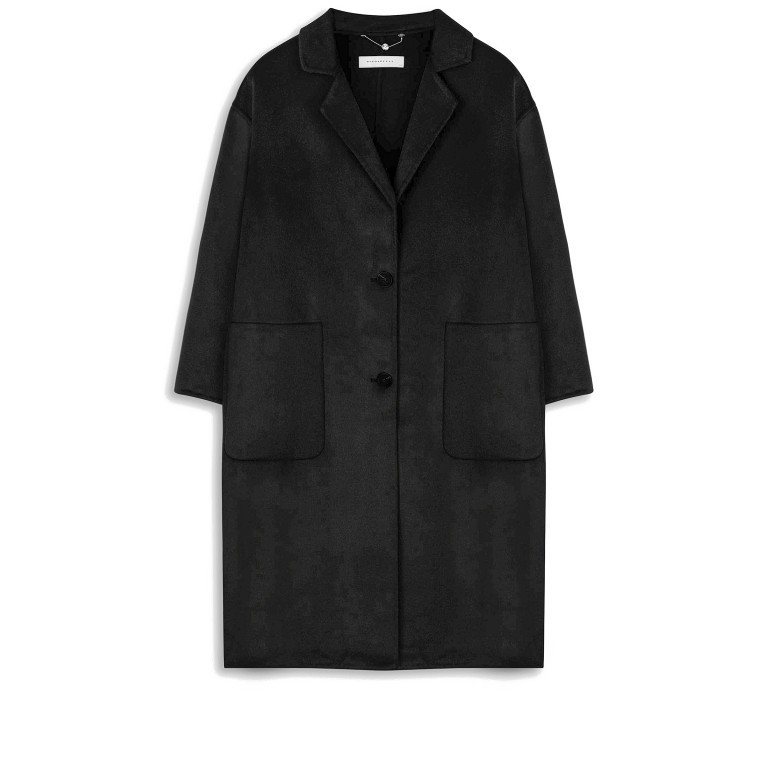 Mantel Vinky mit Wolle Größe 38 Black, Farbe: schwarz, Marke: Rino & Pelle, EAN: 8720529057843, Bild 1 von 1