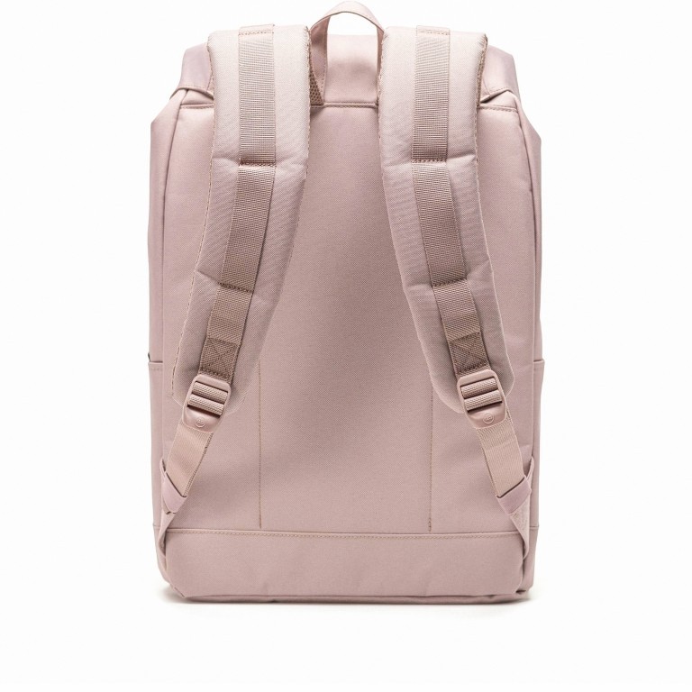 Rucksack Retreat Eco Rubber Straps Volumen 18 Liter Ash Rose, Farbe: rosa/pink, Marke: Herschel, EAN: 0828432497683, Abmessungen in cm: 34x46x12, Bild 4 von 5