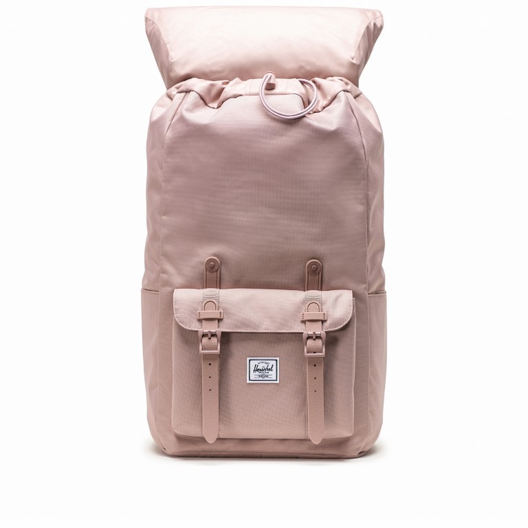 Rucksack Little America Eco Rubber Straps Volumen 23 Liter Ash Rose, Farbe: rosa/pink, Marke: Herschel, EAN: 0828432497713, Abmessungen in cm: 28x50x17, Bild 2 von 5