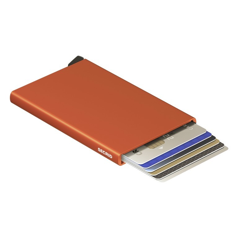 Kartenetui Cardprotector Orange, Farbe: orange, Marke: Secrid, EAN: 8718215288732, Abmessungen in cm: 6.3x10.2x0.8, Bild 1 von 3