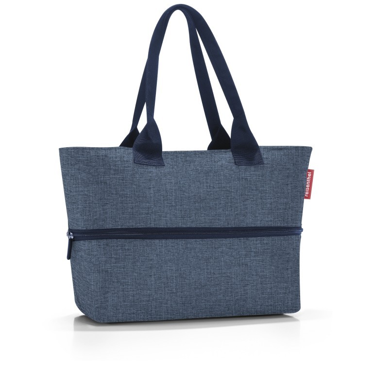 Shopper E1 erweiterbar Denim, Farbe: blau/petrol, Marke: Reisenthel, EAN: 4012013720598, Abmessungen in cm: 50x26.5x15.5, Bild 1 von 3