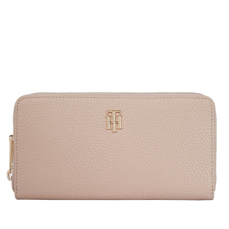 Geldbörse Element Large Wallet with Zip Around Neutral, Farbe: beige, Marke: Tommy Hilfiger, EAN: 8720116204186, Abmessungen in cm: 19x10.5x2.5, Bild 1 von 3