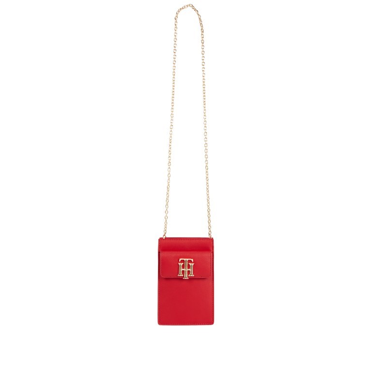 Handytasche Lock Party Phone Wallet Primary Red, Farbe: rot/weinrot, Marke: Tommy Hilfiger, EAN: 8720116212471, Abmessungen in cm: 11.5x17.5x4.5, Bild 1 von 3