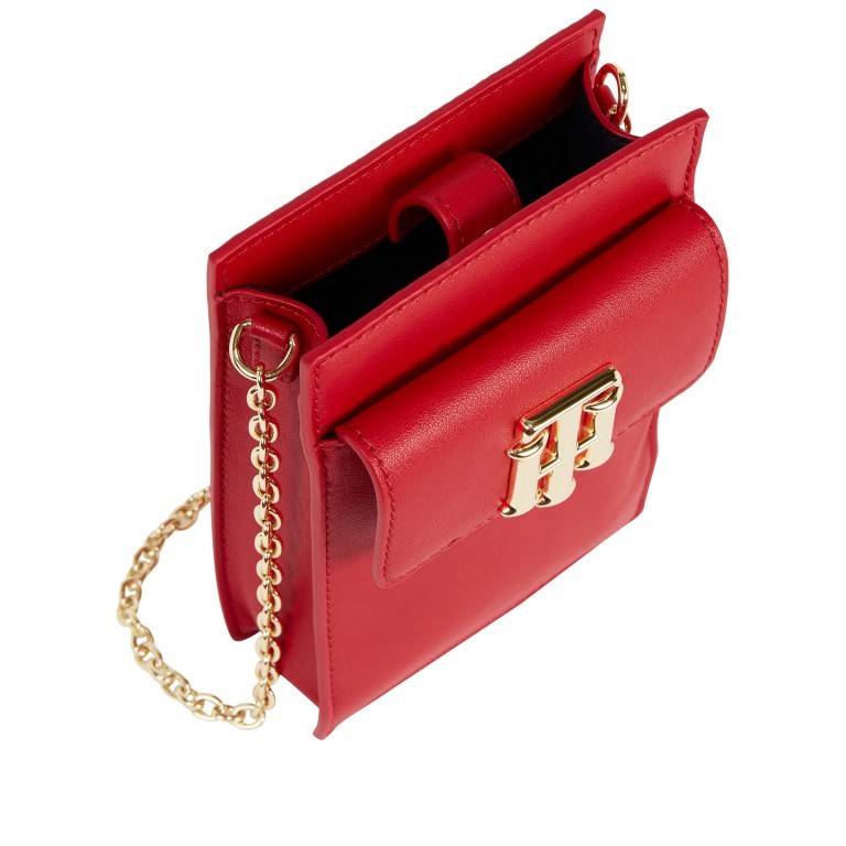 Handytasche Lock Party Phone Wallet Primary Red, Farbe: rot/weinrot, Marke: Tommy Hilfiger, EAN: 8720116212471, Abmessungen in cm: 11.5x17.5x4.5, Bild 3 von 3