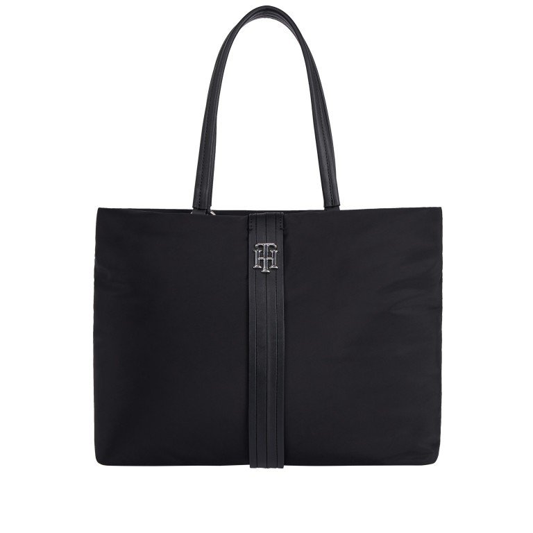 Shopper Relaxed Tote Bag Black, Farbe: schwarz, Marke: Tommy Hilfiger, EAN: 8720116217353, Abmessungen in cm: 38x30x14, Bild 1 von 4