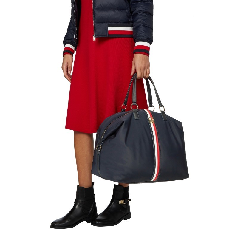 Reisetasche Relaxed Weekender Desert Sky, Farbe: blau/petrol, Marke: Tommy Hilfiger, EAN: 8720116214352, Abmessungen in cm: 41x38x22, Bild 3 von 3