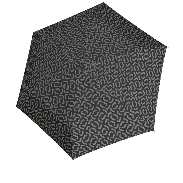 Schirm Umbrella Pocket Mini Signature Black, Farbe: schwarz, Marke: Reisenthel, EAN: 4012013724442, Bild 2 von 2