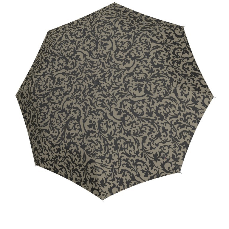 Schirm Umbrella Pocket Classic Baroque Taupe, Farbe: taupe/khaki, Marke: Reisenthel, EAN: 4012013724343, Bild 2 von 2