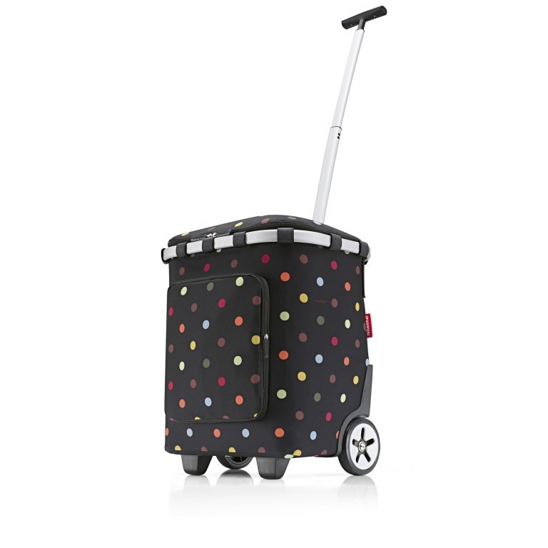 Einkaufsroller Carrycruiser Plus mit ausfaltbarem Thermofach Dots, Farbe: bunt, Marke: Reisenthel, EAN: 4012013722271, Abmessungen in cm: 42x52.5x32, Bild 1 von 3