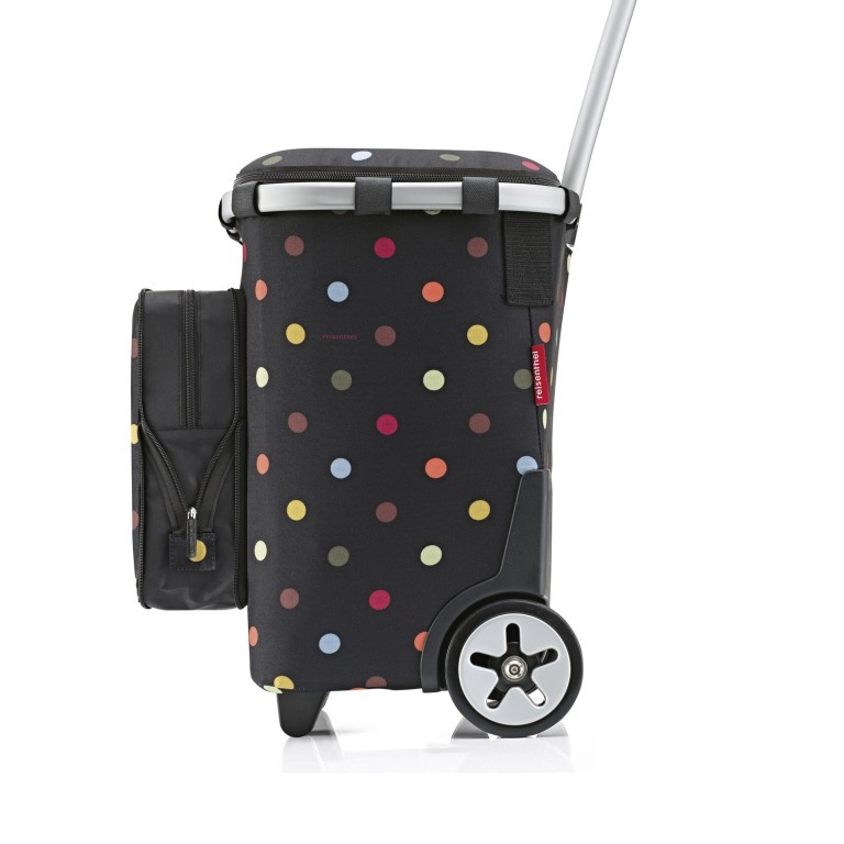 Einkaufsroller Carrycruiser Plus mit ausfaltbarem Thermofach Dots, Farbe: bunt, Marke: Reisenthel, EAN: 4012013722271, Abmessungen in cm: 42x52.5x32, Bild 3 von 3
