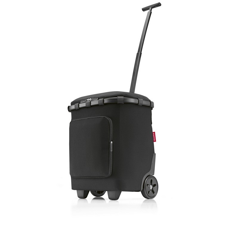 Einkaufsroller Carrycruiser Plus mit ausfaltbarem Thermofach Black, Farbe: schwarz, Marke: Reisenthel, EAN: 4012013725388, Abmessungen in cm: 42x52.5x32, Bild 1 von 3