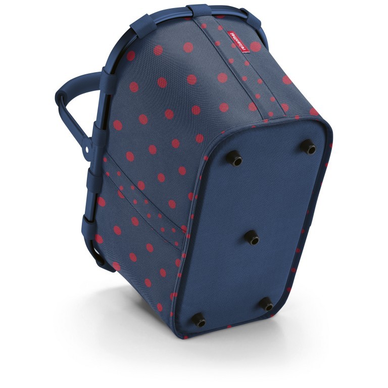 Einkaufskorb Carrybag Mixed Dots Red, Farbe: blau/petrol, Marke: Reisenthel, EAN: 4012013723988, Abmessungen in cm: 48x29x28, Bild 4 von 5
