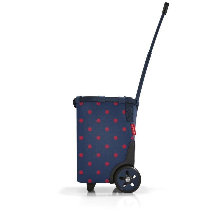 Einkaufsroller Carrycruiser Mixed Dots Red Frame, Farbe: blau/petrol, Marke: Reisenthel, EAN: 4012013725463, Abmessungen in cm: 42x47.5x32, Bild 2 von 7