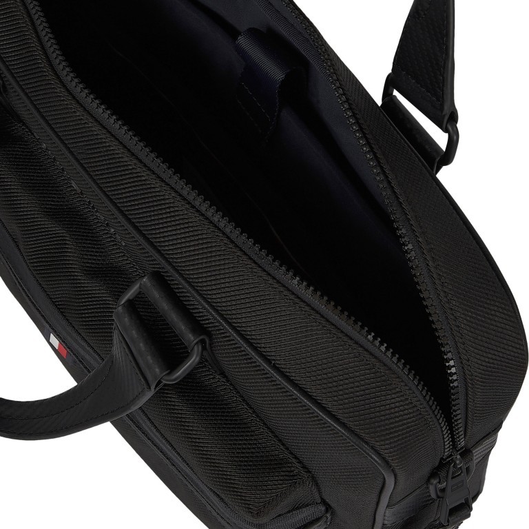 Aktentasche Elevated Computer Bag Black, Farbe: schwarz, Marke: Tommy Hilfiger, EAN: 8720116088922, Abmessungen in cm: 40x29x14, Bild 4 von 4