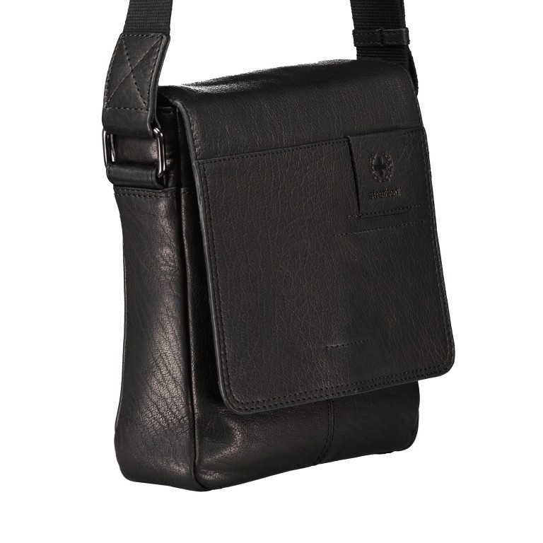 Umhängetasche Hyde Park Shoulderbag XSVF Black, Farbe: schwarz, Marke: Strellson, EAN: 4053533952304, Abmessungen in cm: 20x25x6.5, Bild 2 von 6