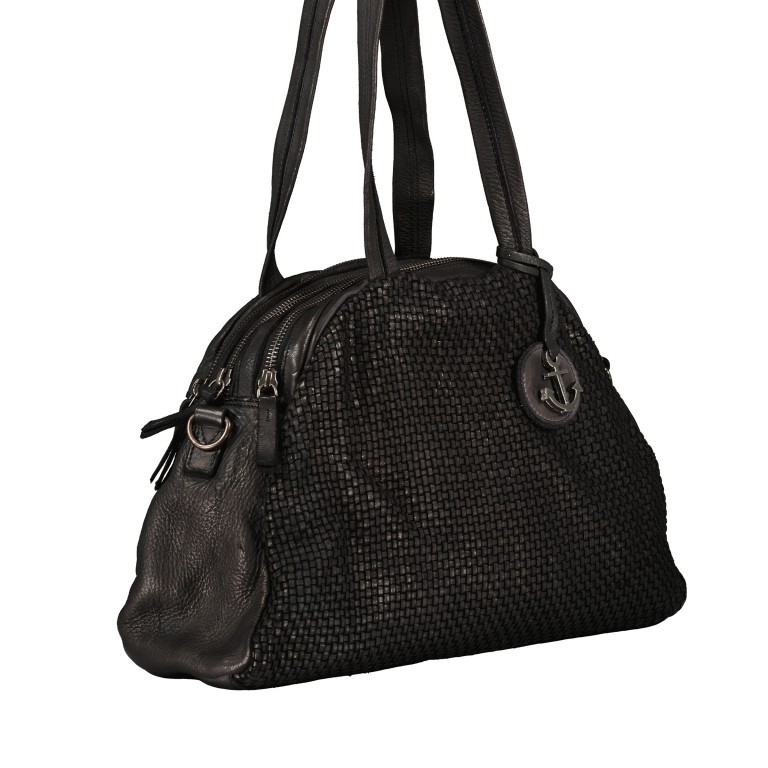 Shopper Soft-Weaving-2 Alina SW.10961 Dark Ash, Farbe: anthrazit, Marke: Harbour 2nd, EAN: 4046478056060, Bild 2 von 7