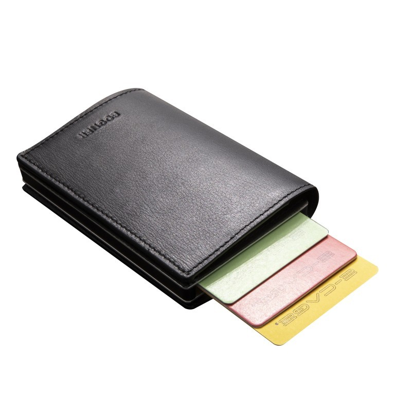 Geldbörse E-Cage C-One mit RFID-Schutz Black, Farbe: schwarz, Marke: Bogner, EAN: 4053533923090, Abmessungen in cm: 6.5x10x1.5, Bild 7 von 8
