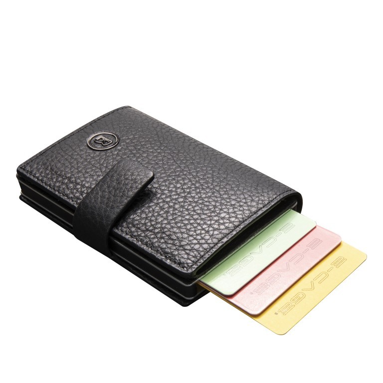 Geldbörse E-Cage C-Two mit RFID-Schutz Black, Farbe: anthrazit, Marke: Bogner, EAN: 4053533923106, Abmessungen in cm: 6.5x10x1.8, Bild 7 von 8