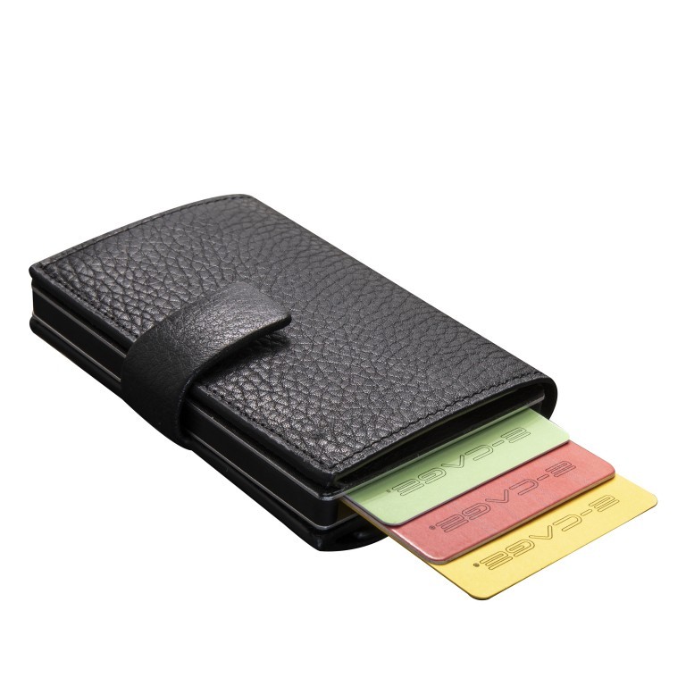 Geldbörse E-Cage C-Three mit RFID-Schutz Black, Farbe: anthrazit, Marke: Bogner, EAN: 4053533923120, Abmessungen in cm: 6.5x10x2.5, Bild 7 von 8