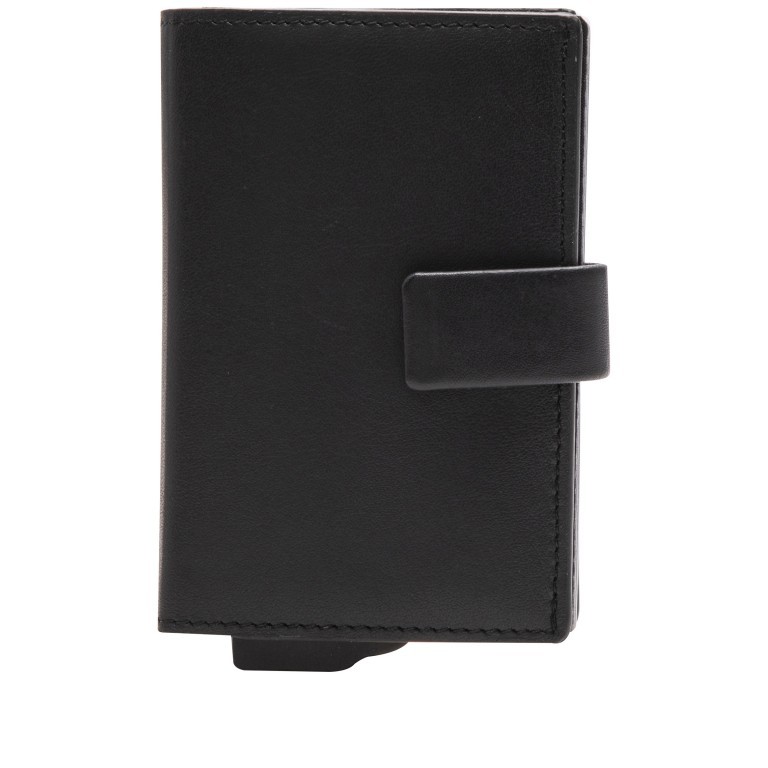 Geldbörse E-Cage C-Three mit RFID-Schutz Black, Farbe: schwarz, Marke: Bogner, EAN: 4053533923137, Abmessungen in cm: 6.5x10x2.5, Bild 1 von 8
