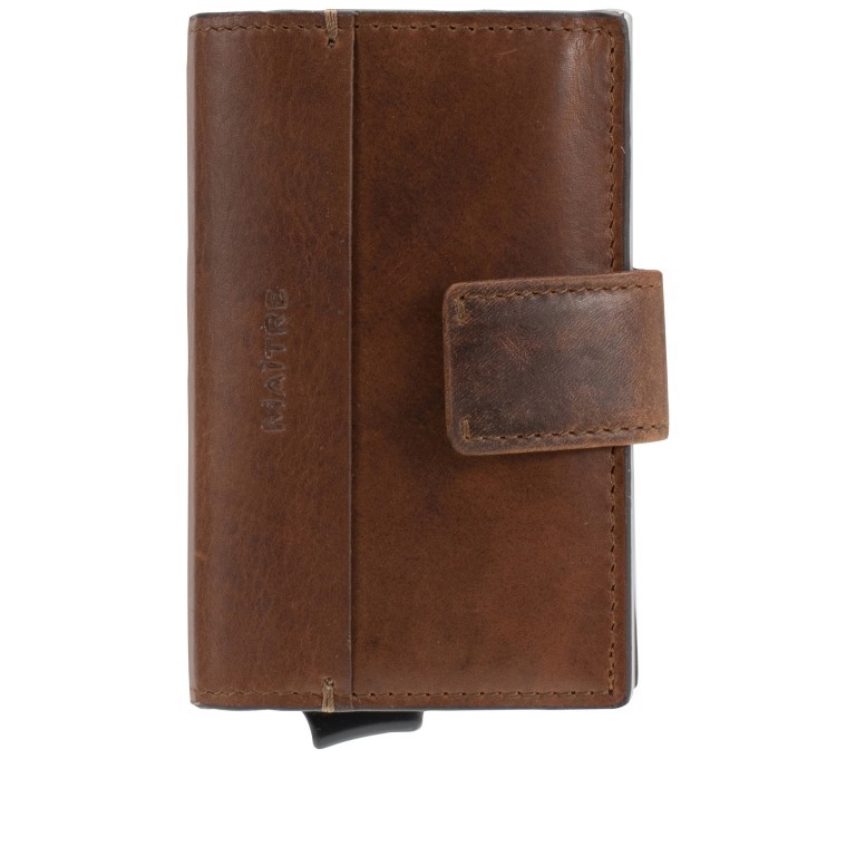 Geldbörse Birkenfeld E-Cage C-Two mit RFID-Schutz Cognac, Farbe: cognac, Marke: Maitre, EAN: 4053533967551, Abmessungen in cm: 6.5x10x1.5, Bild 1 von 7