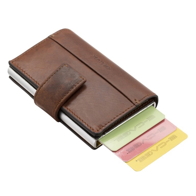 Geldbörse Birkenfeld E-Cage C-Two mit RFID-Schutz Cognac, Farbe: cognac, Marke: Maitre, EAN: 4053533967551, Abmessungen in cm: 6.5x10x1.5, Bild 7 von 7