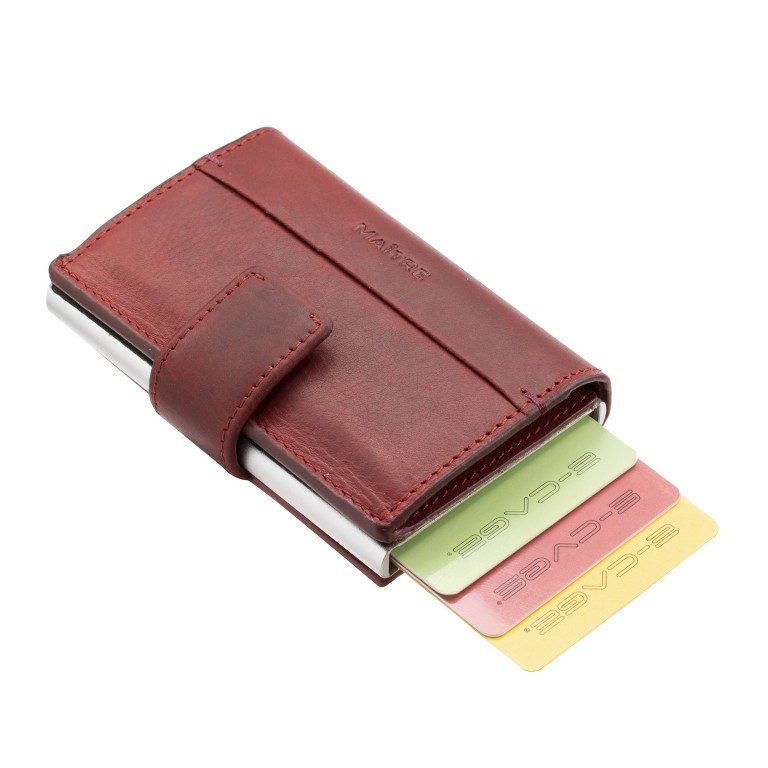 Geldbörse Birkenfeld E-Cage C-Two mit RFID-Schutz Rot, Farbe: rot/weinrot, Marke: Maitre, EAN: 4053533967520, Abmessungen in cm: 6.5x10x1.5, Bild 7 von 7