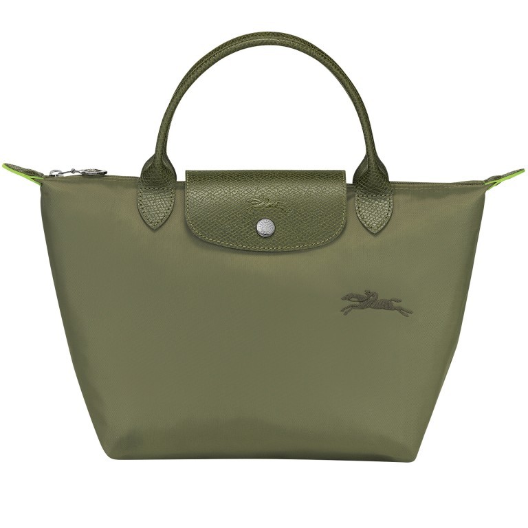 Handtasche Le Pliage Green Handtasche S Forest, Farbe: grün/oliv, Marke: Longchamp, EAN: 3597922092109, Abmessungen in cm: 23x22x14, Bild 1 von 7