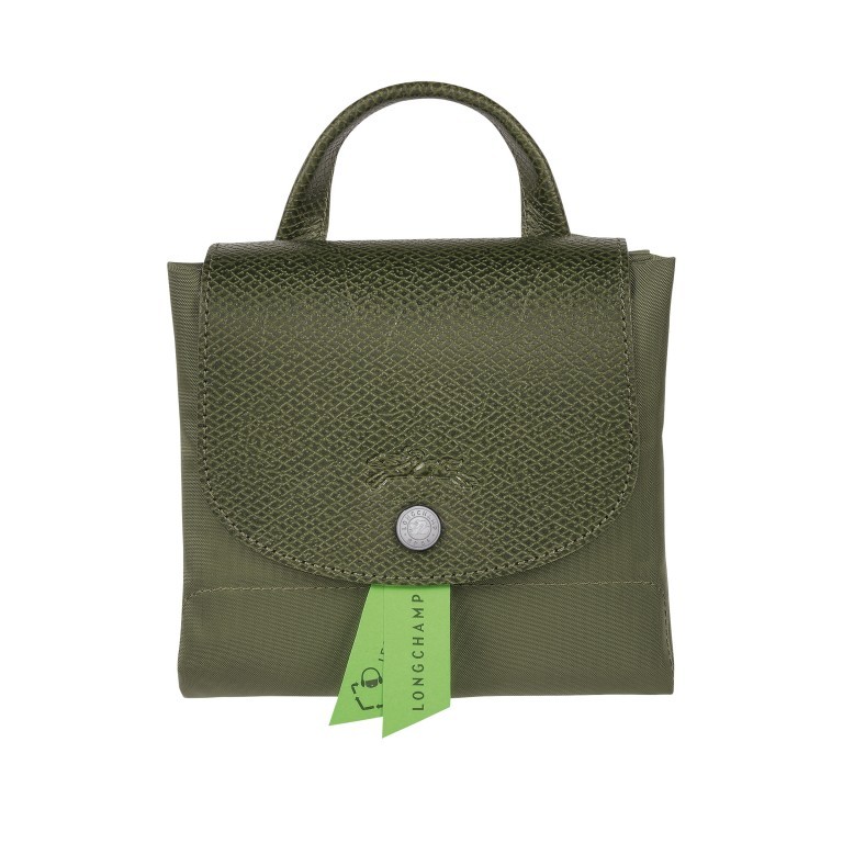 Rucksack Le Pliage Green Rucksack Dunkelgrün, Farbe: grün/oliv, Marke: Longchamp, EAN: 3597922092147, Abmessungen in cm: 26x28x10, Bild 5 von 5