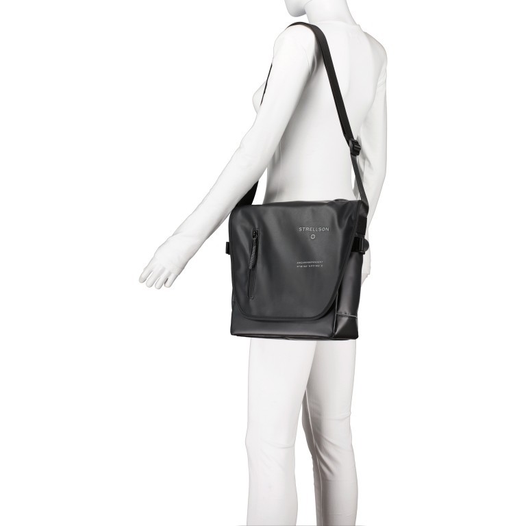 Umhängetasche Stockwell 2.0 Shoulderbag Dorian MVF Black, Farbe: schwarz, Marke: Strellson, EAN: 4053533988747, Bild 4 von 7