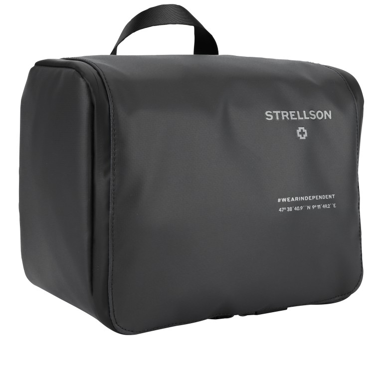Kulturbeutel Stockwell 2.0 Washbag Benny LHZ Black, Farbe: schwarz, Marke: Strellson, EAN: 4053533988822, Abmessungen in cm: 28x21x15, Bild 2 von 8