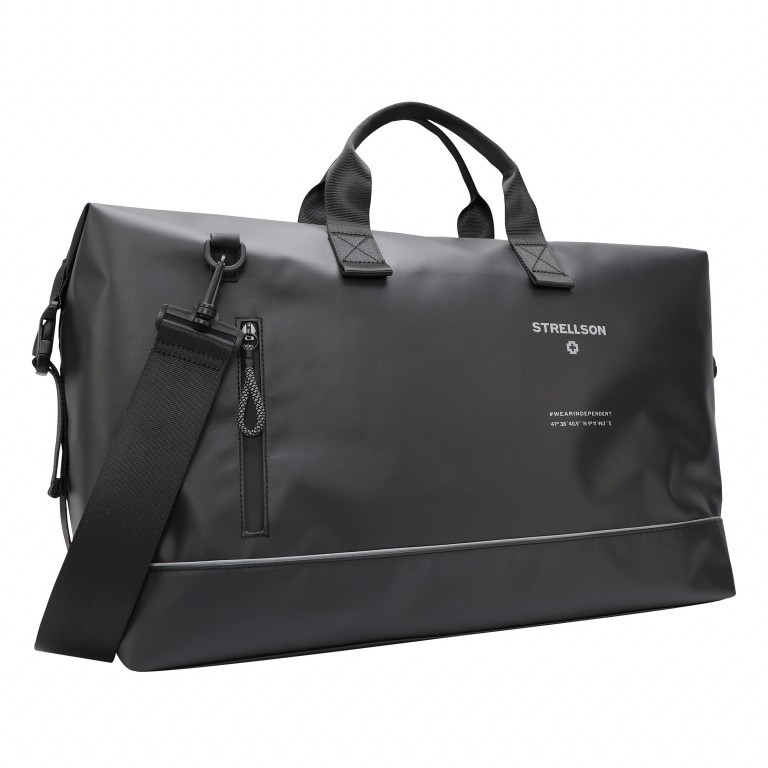Reisetasche Stockwell 2.0 Weekender Landon MHZ Black, Farbe: schwarz, Marke: Strellson, EAN: 4053533988785, Abmessungen in cm: 50x30x21.5, Bild 2 von 7
