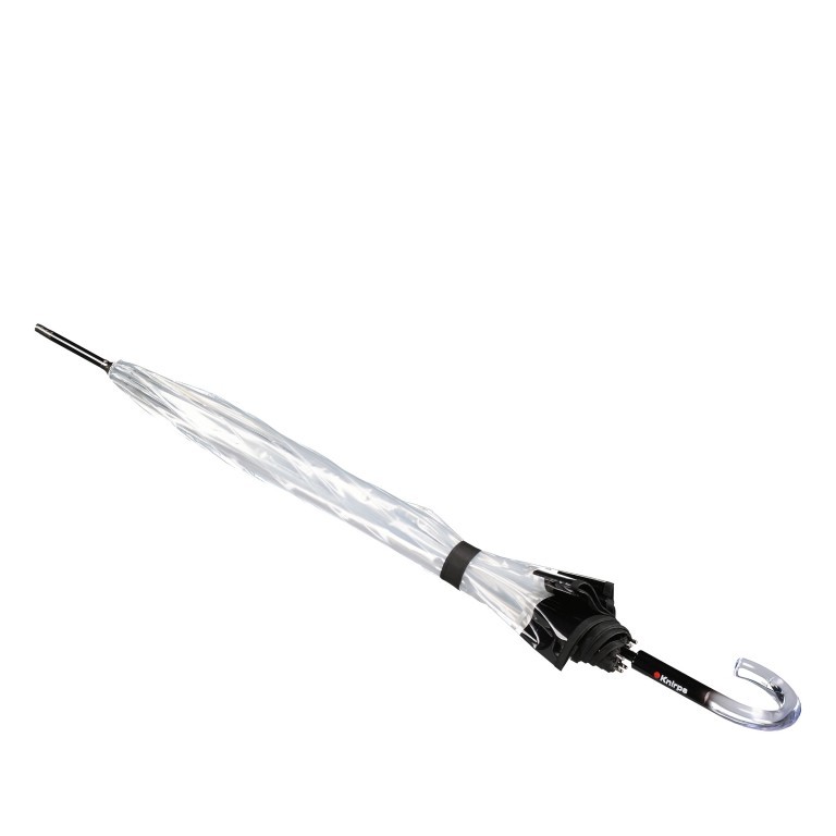 Schirm C.760 Long Manuell Transparent, Farbe: weiß, Marke: Knirps, EAN: 9003034221602, Bild 1 von 2
