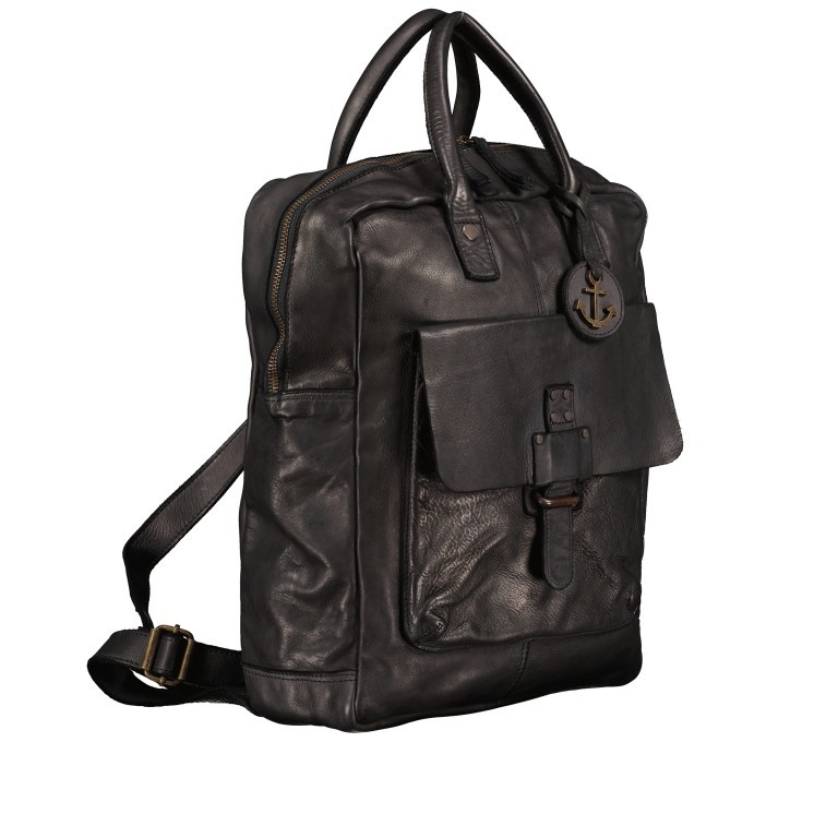 Rucksack Cool-Casual Utopia B3.9690 Dark Ash, Farbe: anthrazit, Marke: Harbour 2nd, EAN: 4046478043466, Abmessungen in cm: 29x34x10, Bild 2 von 10