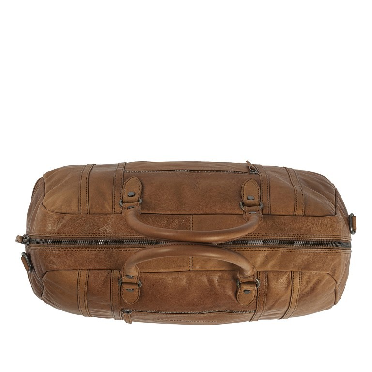 Reisetasche Kiel mit Tabletfach 10 Zoll Cognac, Farbe: cognac, Marke: The Chesterfield Brand, EAN: 8719241064277, Bild 4 von 5