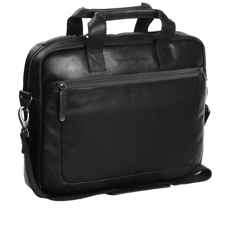 Laptoptasche Calvi mit Laptopfach 15.6 Zoll Black, Farbe: schwarz, Marke: The Chesterfield Brand, EAN: 8719241039473, Abmessungen in cm: 42x30x6, Bild 1 von 8