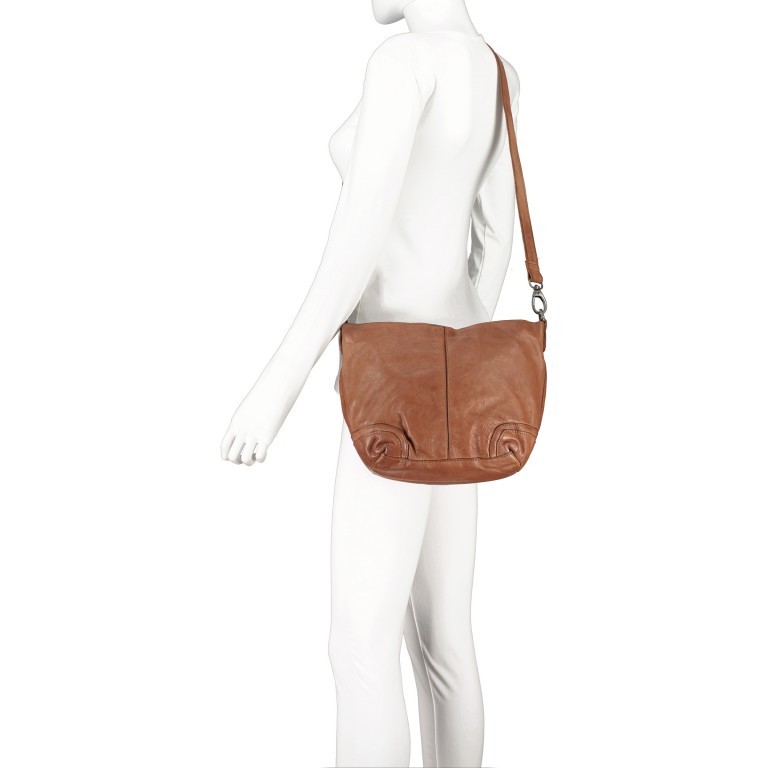 Beuteltasche Lisa Cognac, Farbe: cognac, Marke: The Chesterfield Brand, EAN: 8719241034270, Abmessungen in cm: 22x20x11, Bild 5 von 8