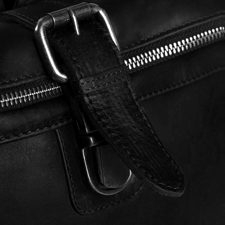 Rucksack Dali mit Rolltop Black, Farbe: schwarz, Marke: The Chesterfield Brand, EAN: 8719241035918, Abmessungen in cm: 33x14x13, Bild 7 von 7