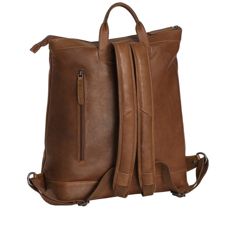 Rucksack Kuta mit Laptopfach 15 Zoll Cognac, Farbe: cognac, Marke: The Chesterfield Brand, EAN: 8719241065571, Abmessungen in cm: 31x45x14, Bild 2 von 6