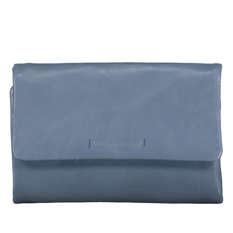 Geldbörse Jamie's Orchard Peach Slate Blue, Farbe: blau/petrol, Marke: Aunts & Uncles, EAN: 4250394973862, Abmessungen in cm: 16x10x2, Bild 1 von 6