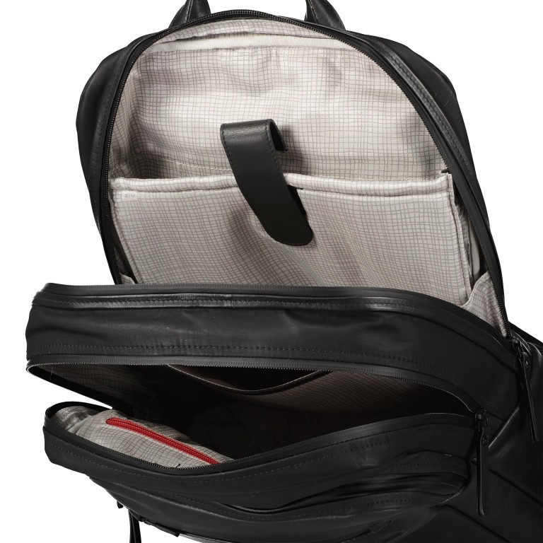 Rucksack Fusion Tadashi mit Laptopfach 15 Zoll, Farbe: schwarz, Marke: Aunts & Uncles, EAN: 4250394970380, Abmessungen in cm: 32x41x10, Bild 6 von 6