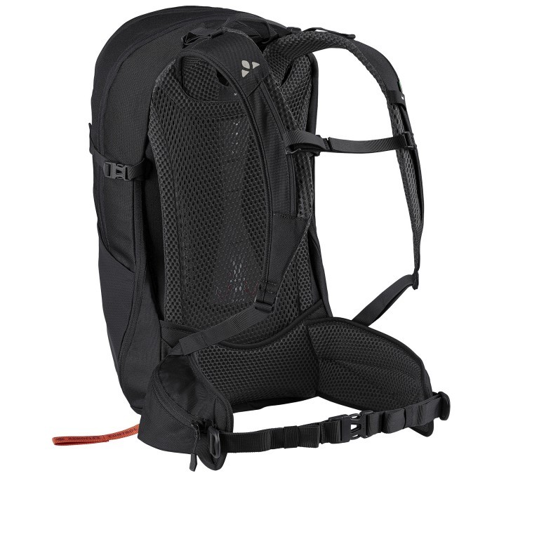 Rucksack Wizard 24+4 an die Körpergröße anpassbar Black, Farbe: schwarz, Marke: Vaude, EAN: 4062218106482, Abmessungen in cm: 30x53x24, Bild 2 von 7