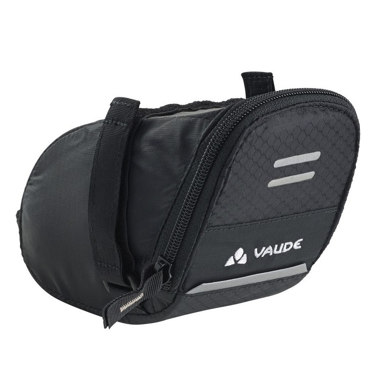 Satteltasche Race Light XXL Black, Farbe: schwarz, Marke: Vaude, EAN: 4062218257566, Abmessungen in cm: 12x19x10, Bild 1 von 3