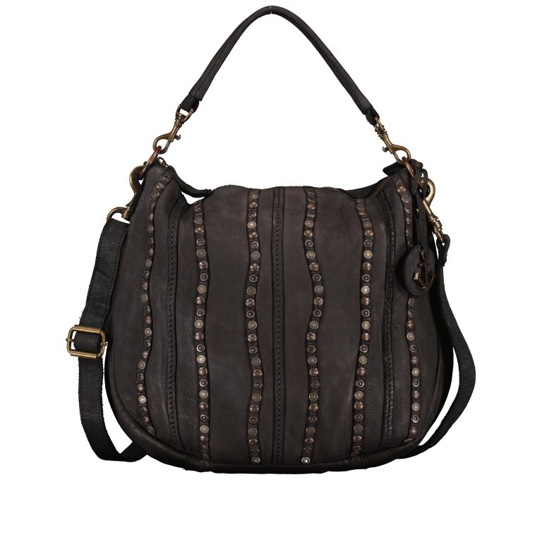 Beuteltasche New-Lines Minel NL.10963 Dark Ash, Farbe: anthrazit, Marke: Harbour 2nd, EAN: 4046478055919, Abmessungen in cm: 33x30.5x9.5, Bild 1 von 8