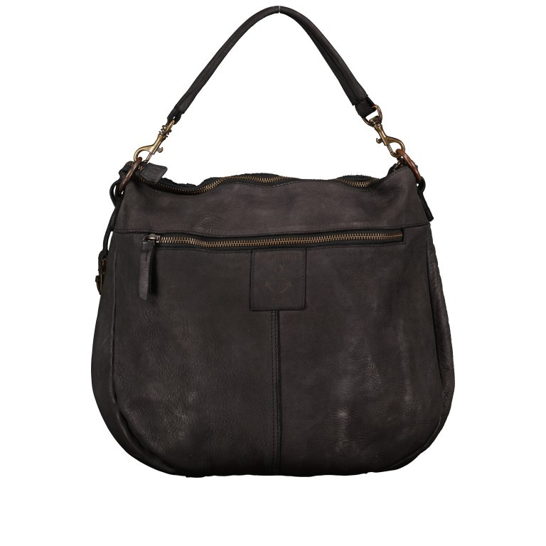 Beuteltasche New-Lines Minel NL.10963 Dark Ash, Farbe: anthrazit, Marke: Harbour 2nd, EAN: 4046478055919, Abmessungen in cm: 33x30.5x9.5, Bild 3 von 8