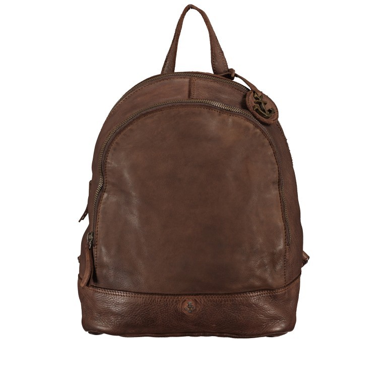 Rucksack Anchor-Love Meghan B3.7570 Chocolate Brown, Farbe: braun, Marke: Harbour 2nd, EAN: 4046478050594, Abmessungen in cm: 28x34x11.5, Bild 1 von 7