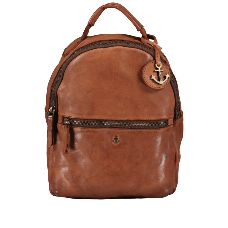 Rucksack Anchor-Love Carlotta B3.0048 Charming Cognac, Farbe: cognac, Marke: Harbour 2nd, EAN: 4046478047488, Abmessungen in cm: 23x28x9.5, Bild 1 von 7