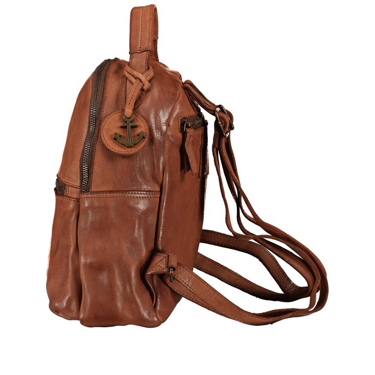 Rucksack Anchor-Love Carlotta B3.0048 Charming Cognac, Farbe: cognac, Marke: Harbour 2nd, EAN: 4046478047488, Abmessungen in cm: 23x28x9.5, Bild 3 von 7