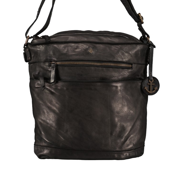 Beuteltasche Anchor-Love Minna AL.10959 Dark Ash, Farbe: anthrazit, Marke: Harbour 2nd, EAN: 4046478056145, Abmessungen in cm: 27x36x11, Bild 1 von 6